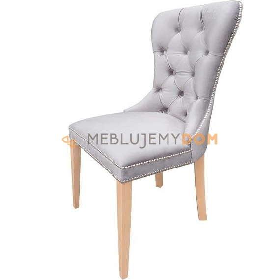 Chair MARGARET with thumbtacks and knocker 96 cm