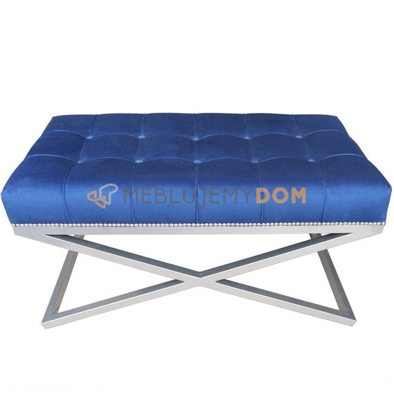 Pouf FELIX with thumbtacks 90 x 45 cm