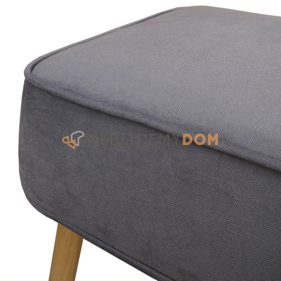 Pouf JUDITH with piping 50 x 50 cm