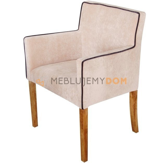 NARROW armchair with piping 84 cm