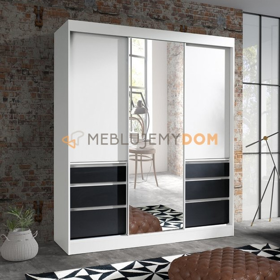 Sliding wardrobe CLARKE 180 cm