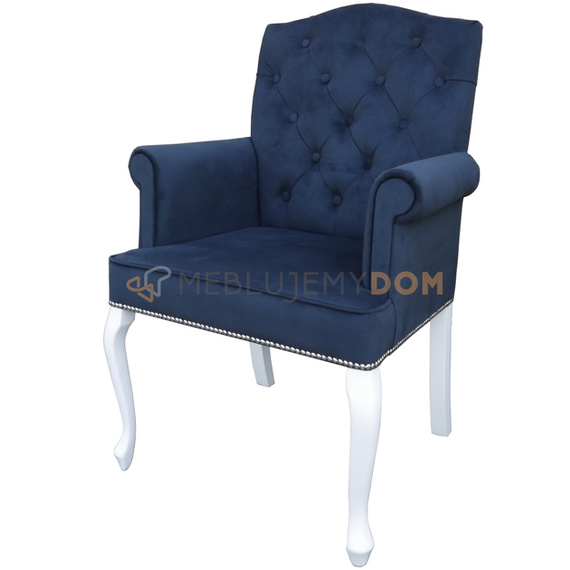 LANCASTER armchair with thumbtacks 101 cm