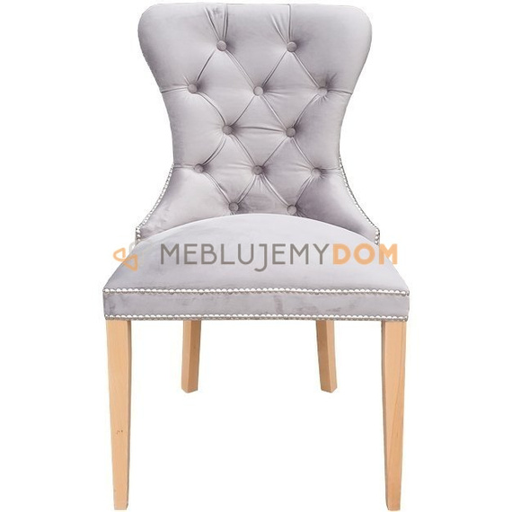 Chair MARGARET with thumbtacks and knocker 96 cm