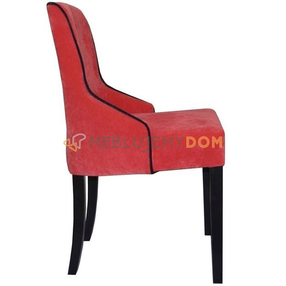 DONALD PIK chair with buttons and piping 88 cm