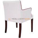 EDGAR MARROW armchair with piping 84 cm
