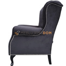 USZAK VELVET armchair with thumbtacks