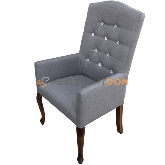 LUDWIK PIK armchair with crystals 110 cm