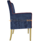 SIMPLE armchair with piping 98 cm