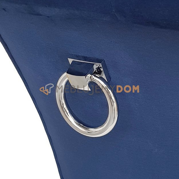 Chair TIZIANO with crystals and knocker 100 cm