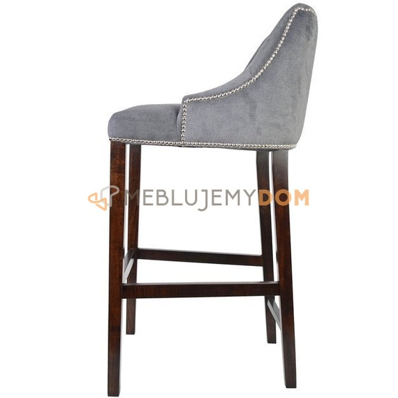 Bar stool DAFFY PIK with thumbtacks 110 cm
