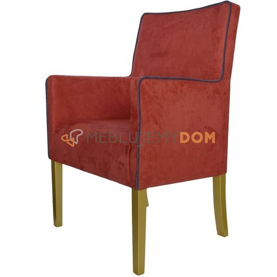 SIMPLE armchair with piping 98 cm