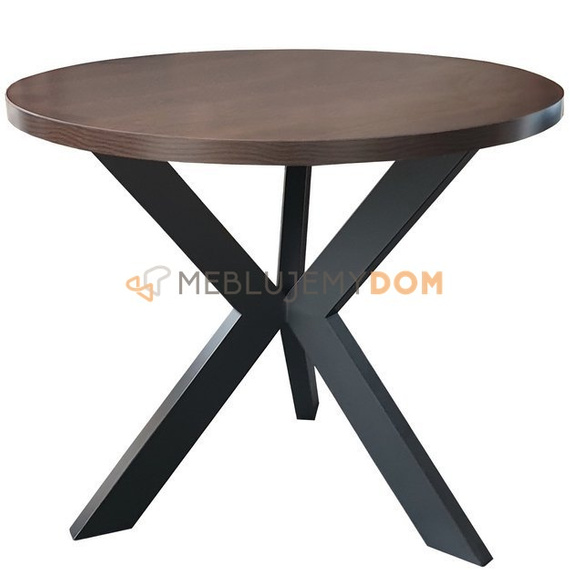 Round table MALTE Veneer Ø 130/90 cm