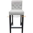 Bar stool NARROW PIK with buttons and roller 96 cm